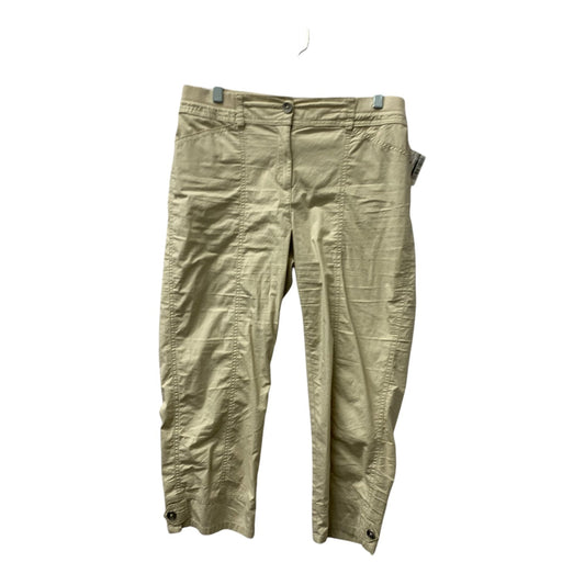 Pants Cropped By Chicos In Tan, Size:4