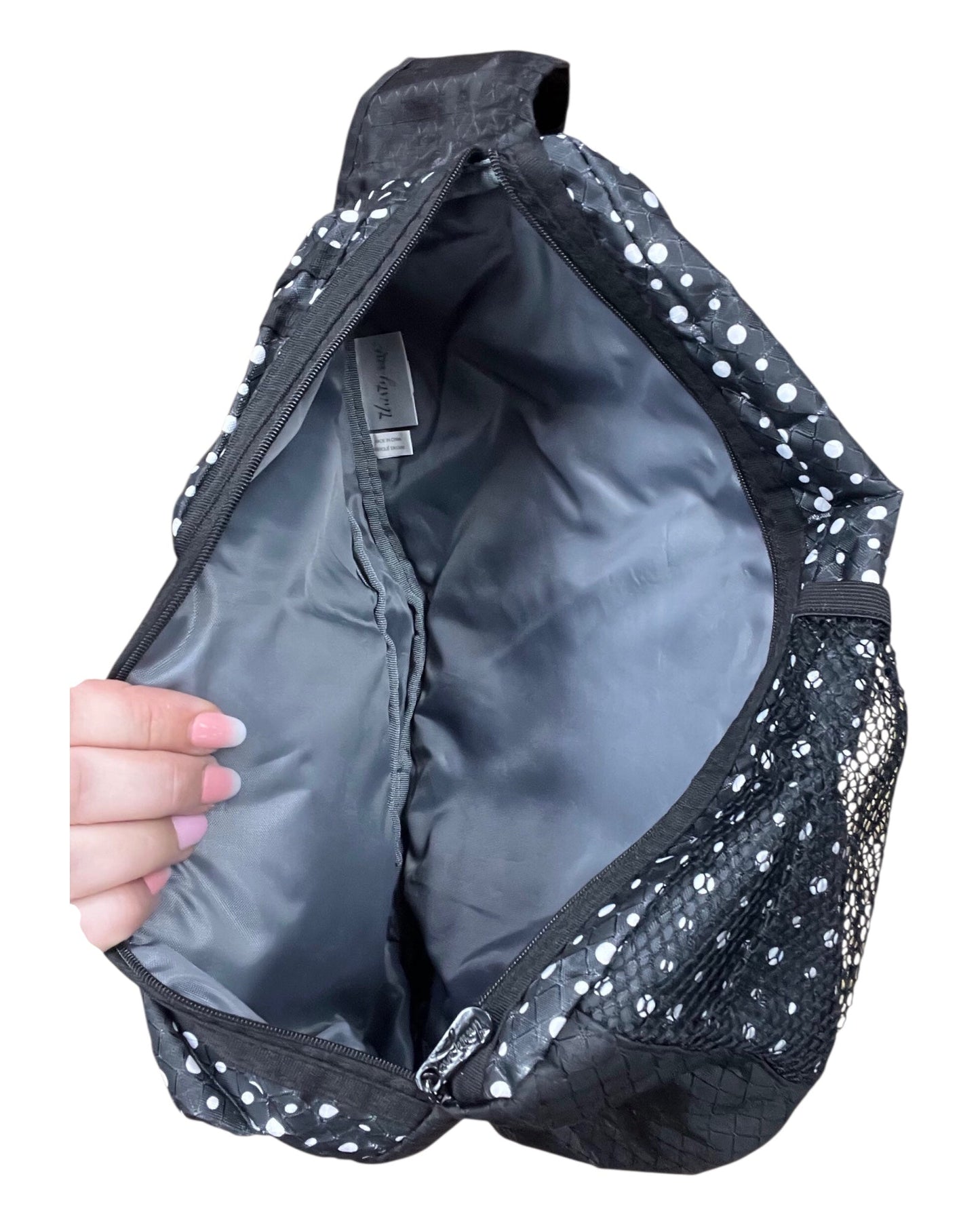 Crossbody By Thirty One In Black & White, Size:Medium