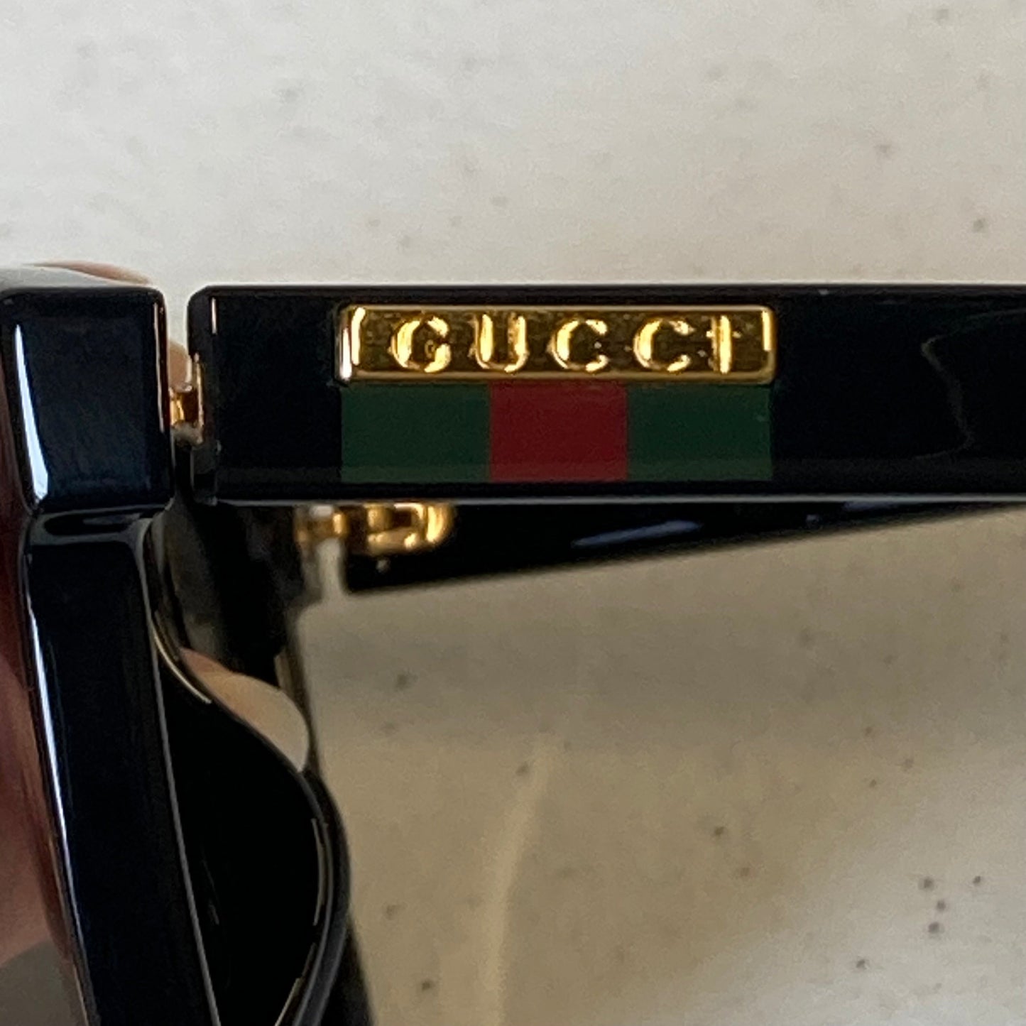 Sunglasses Luxury Designer By Gucci In Black