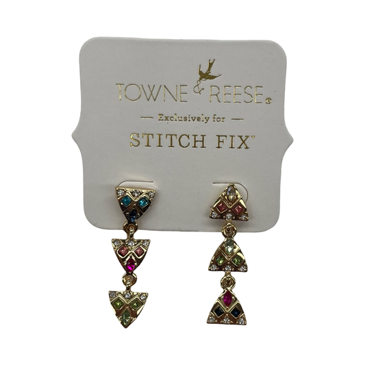Earrings Dangle/Drop By Clothes Mentor In Gold