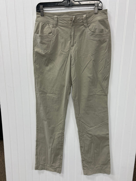 Athletic Pants By Eddie Bauer In Cream, Size:8