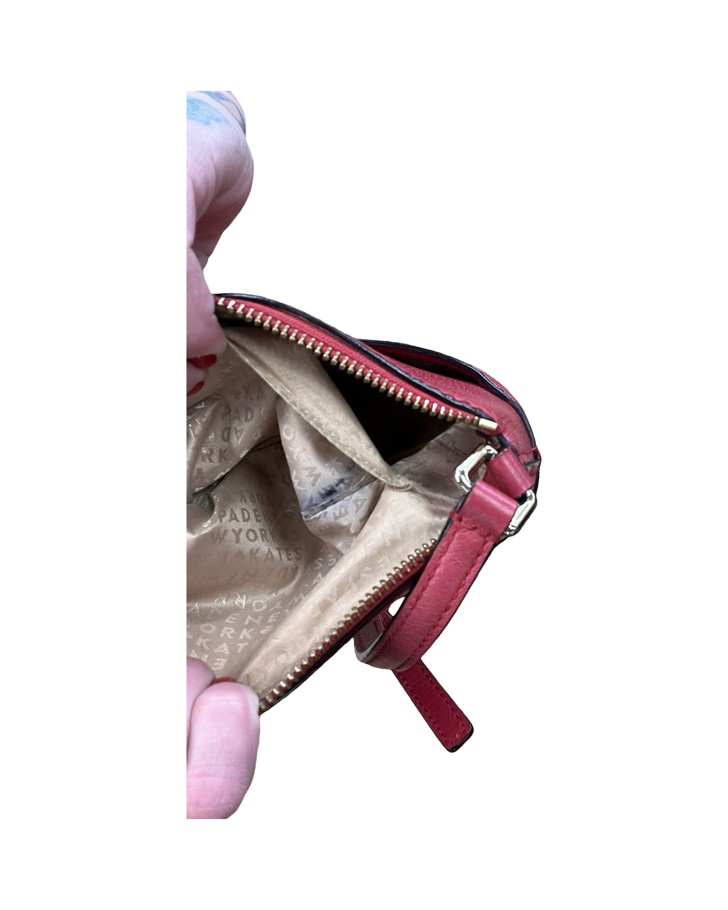 Crossbody Designer By Kate Spade In Red, Size:Small