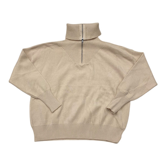 Sweater By T Tahari In Tan, Size:L