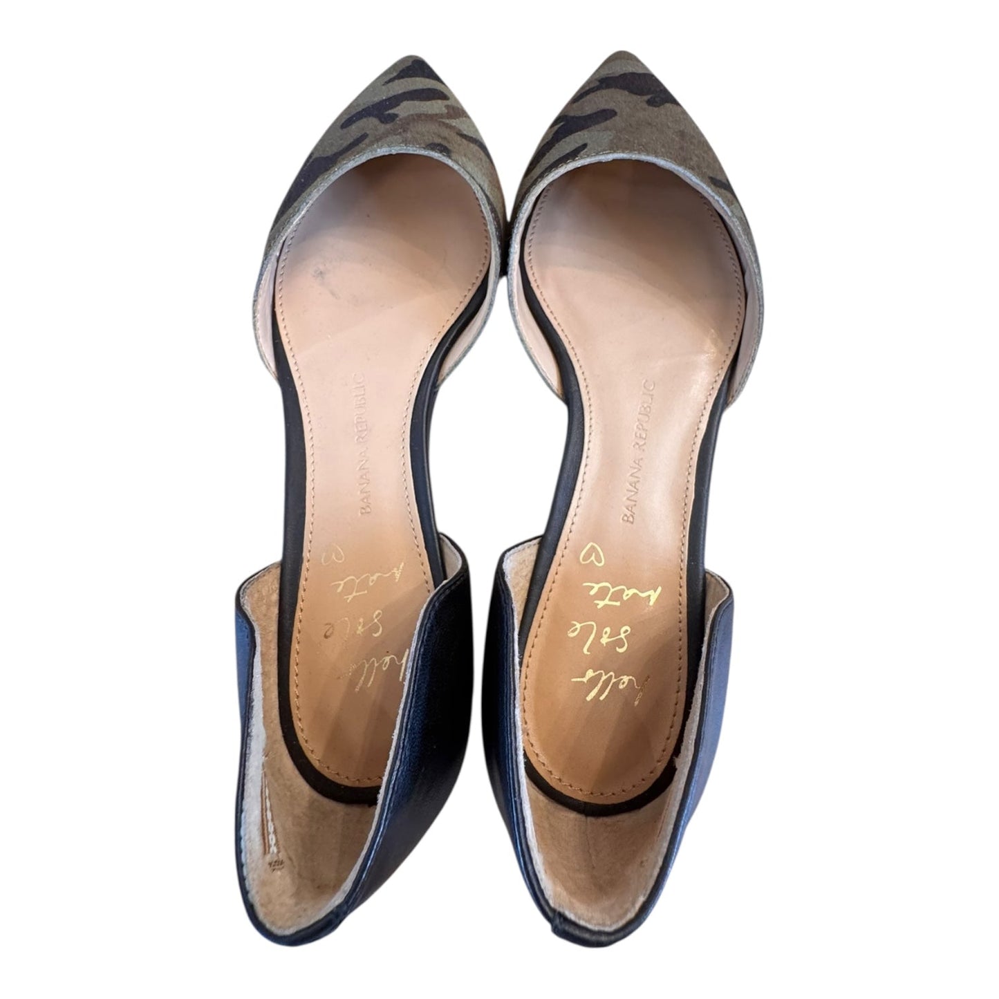 Shoes Flats By Banana Republic In Camouflage Print, Size:6.5