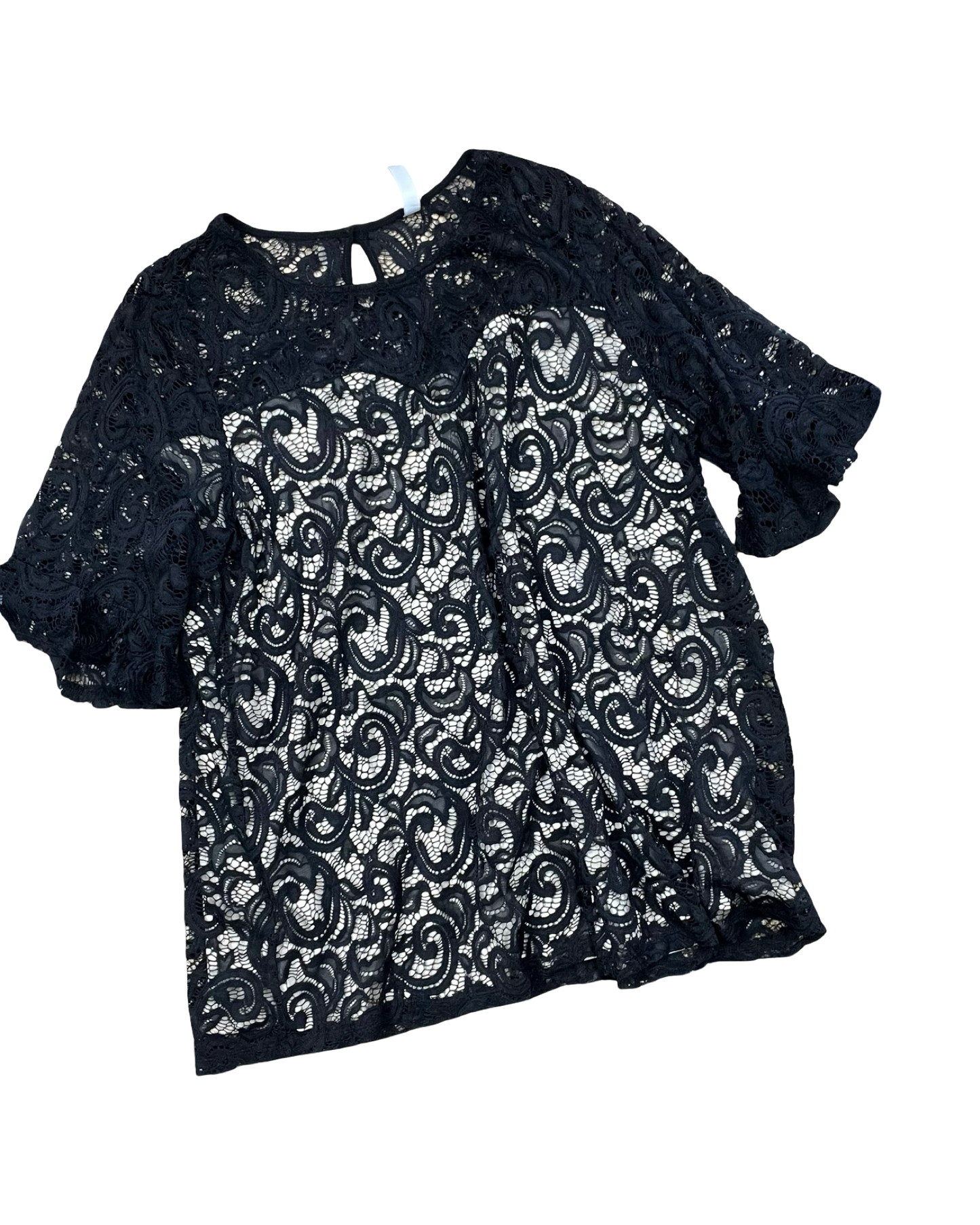Top Ss By Love Scarlett In Black, Size:2X