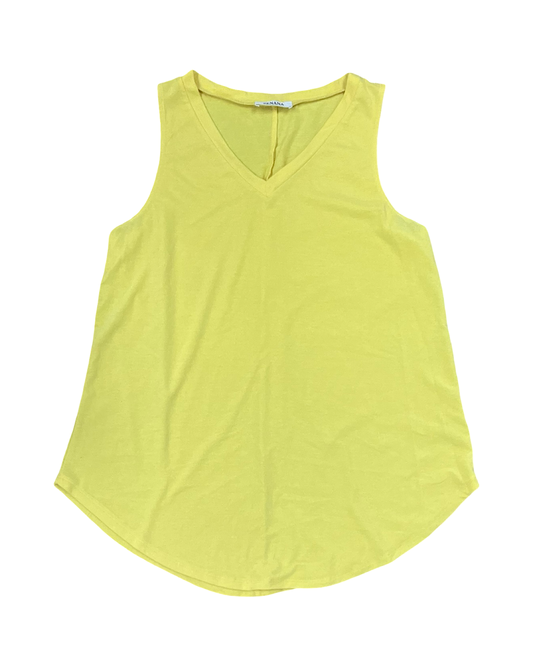Top Sleeveless By Zenana In Yellow, Size:L