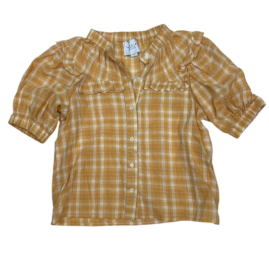 Top Ss By The Shirt Rochelle Behrens In Orange, Size:S