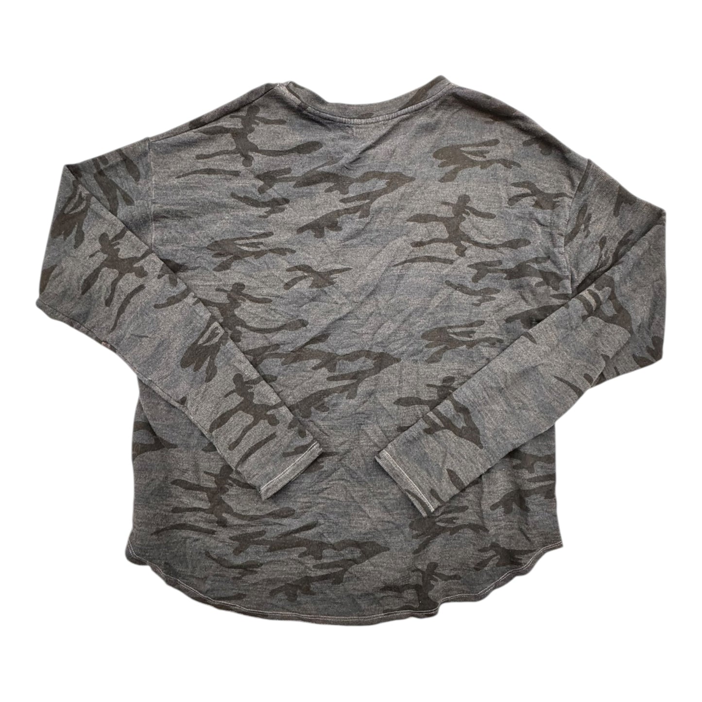 Top Ls By Sundry In Camouflage Print, Size:S