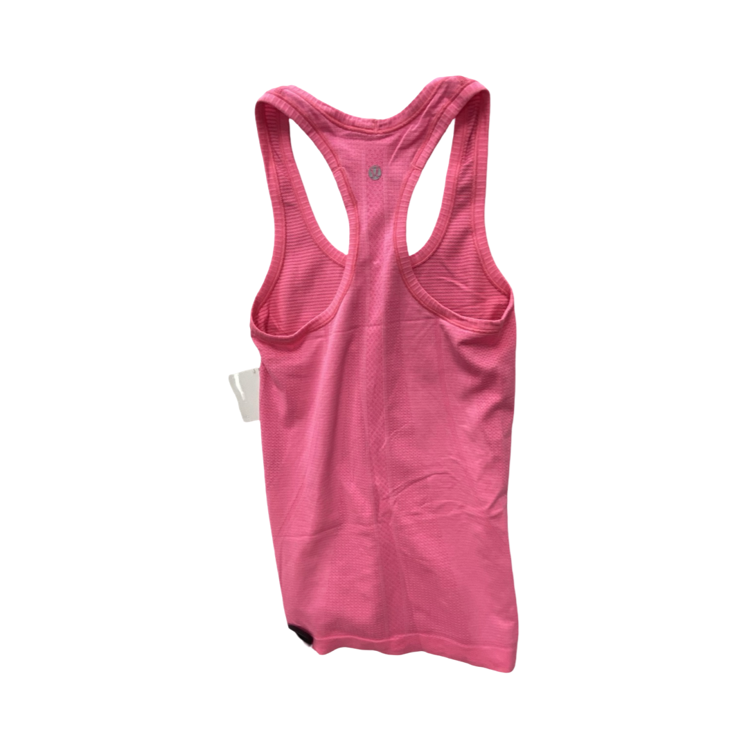 Athletic Tank Top By Lululemon In Pink, Size:2