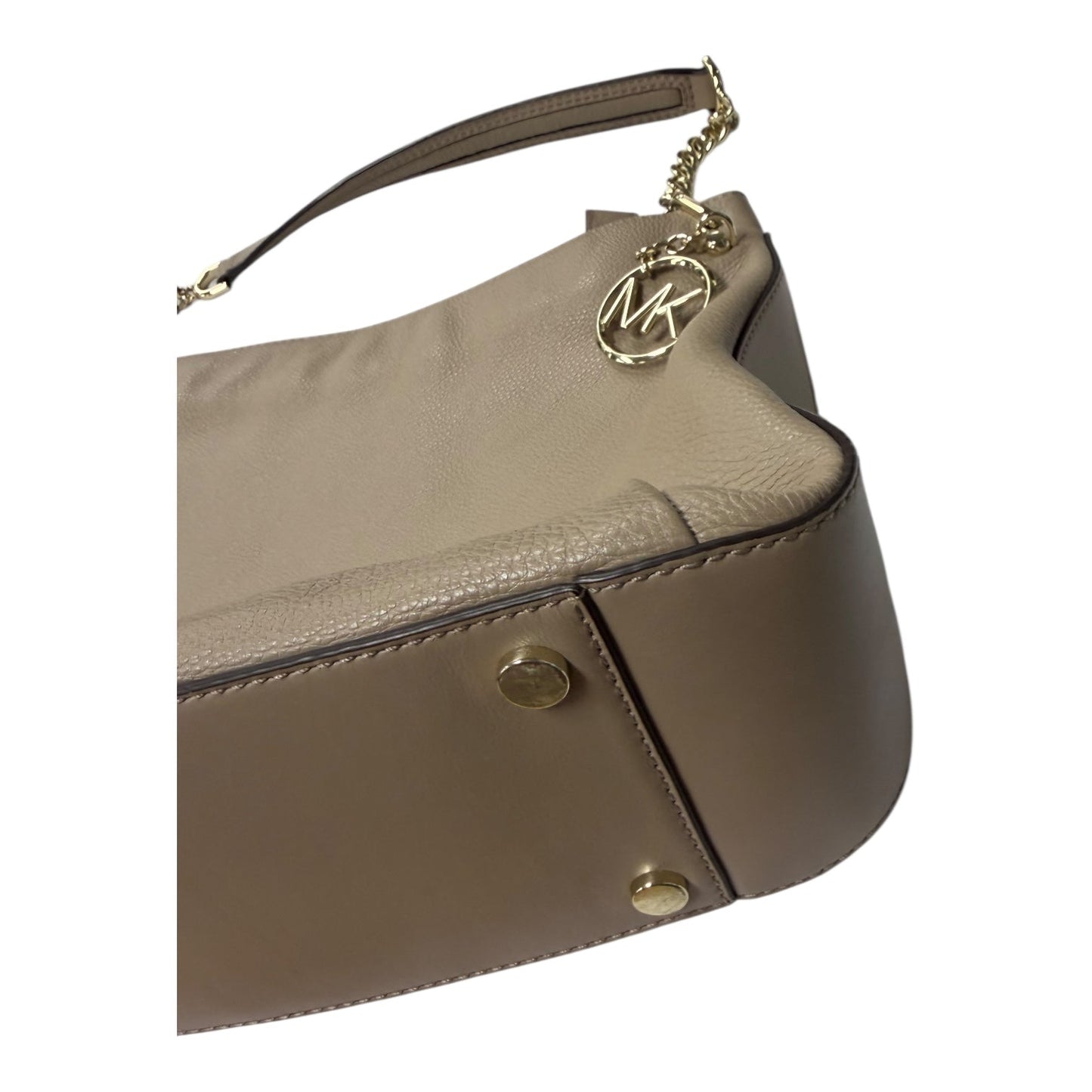 Handbag Designer By Michael Kors In Beige, Size:Large