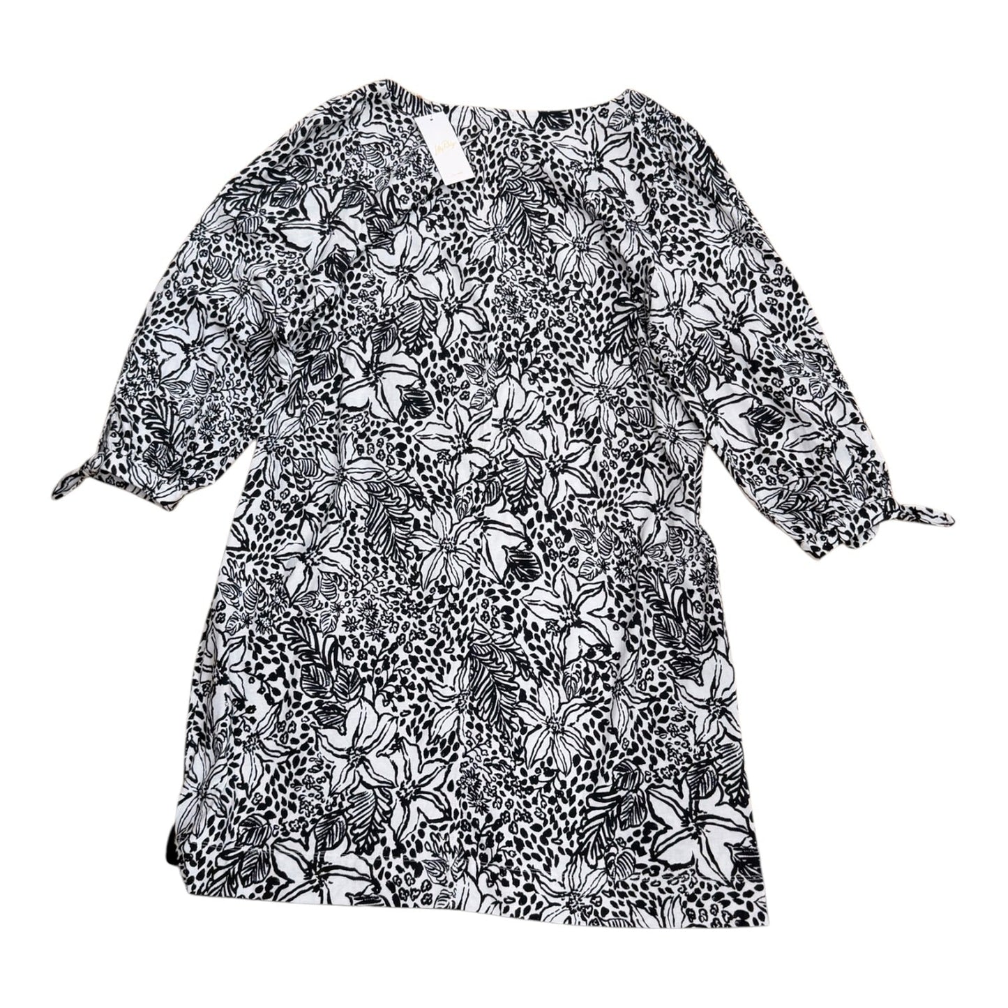 Dress Designer By Lilly Pulitzer In Black & White, Size:1X