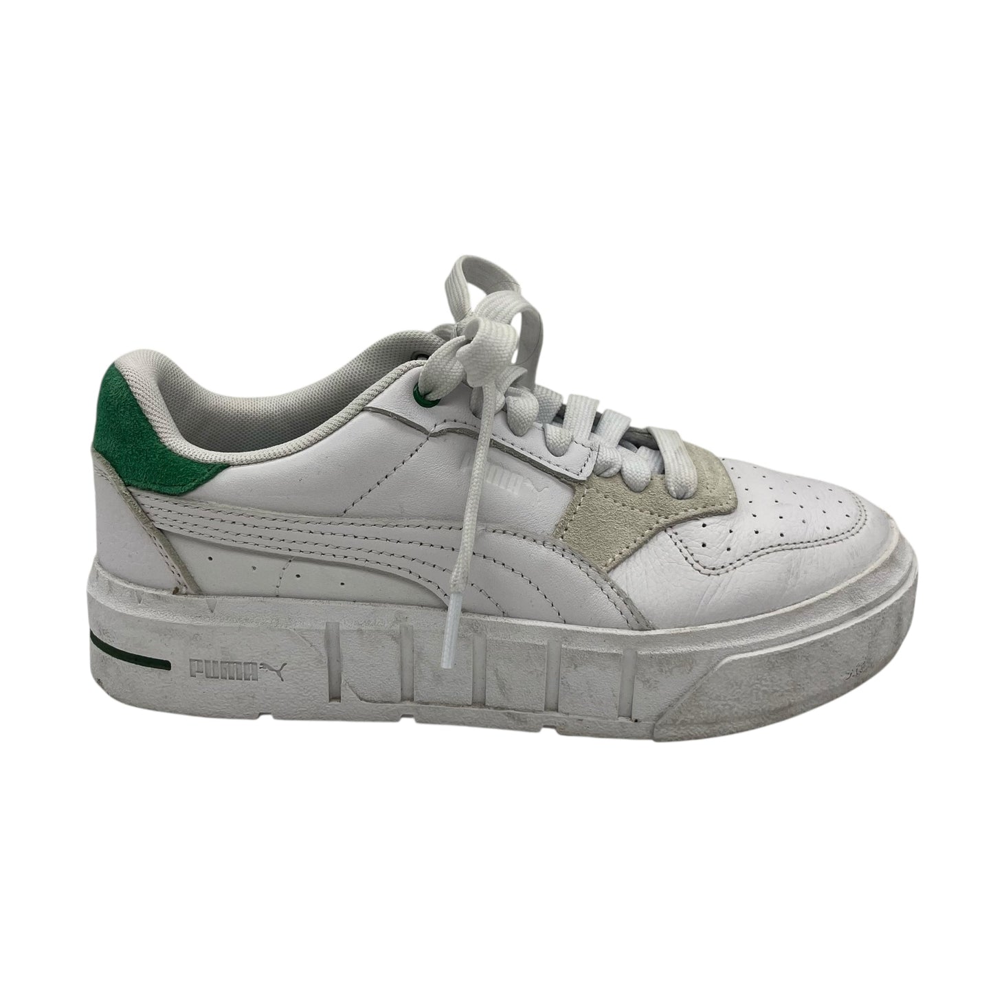 Shoes Sneakers By Puma In Green & White, Size:7