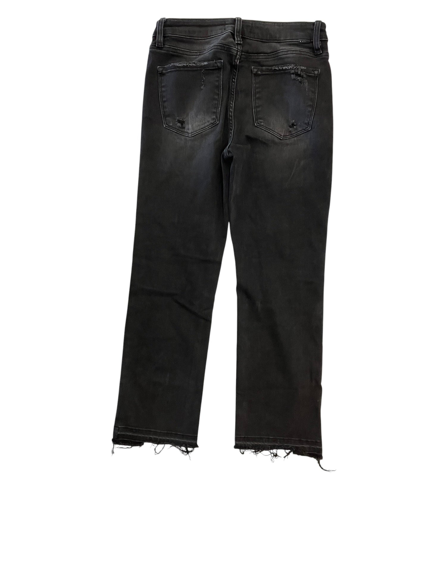 Jeans Boot Cut By Risen In Black Denim, Size:8