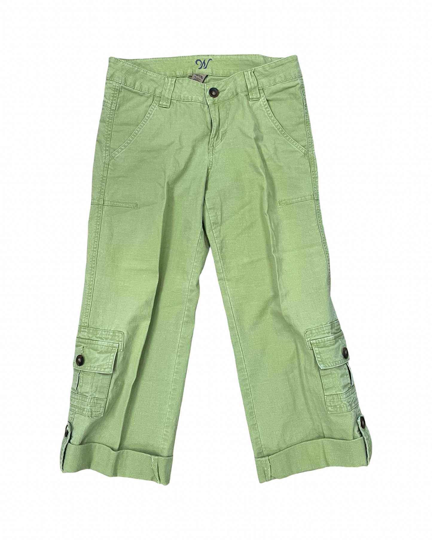 Pants Cropped By Clothes Mentor In Green, Size:6