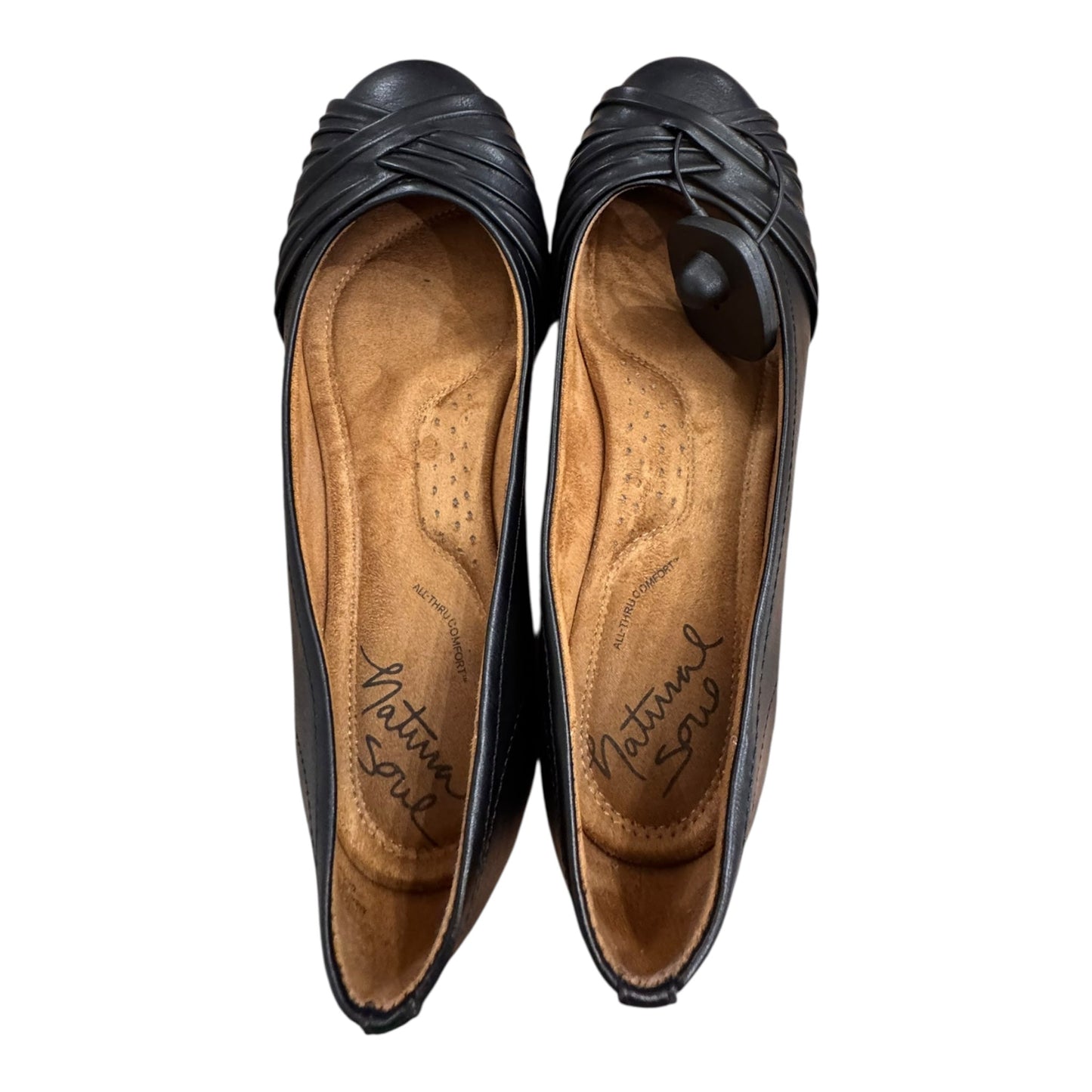 Shoes Flats By Natural Soul In Black, Size:8.5