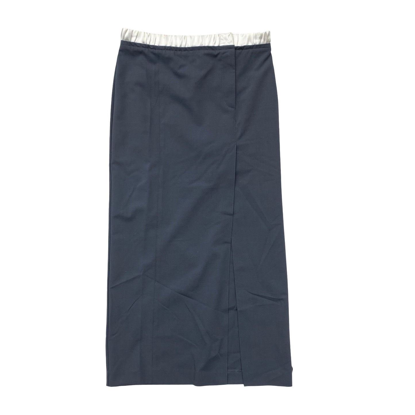 Skirt Maxi By Zara In Grey & White, Size:Xs