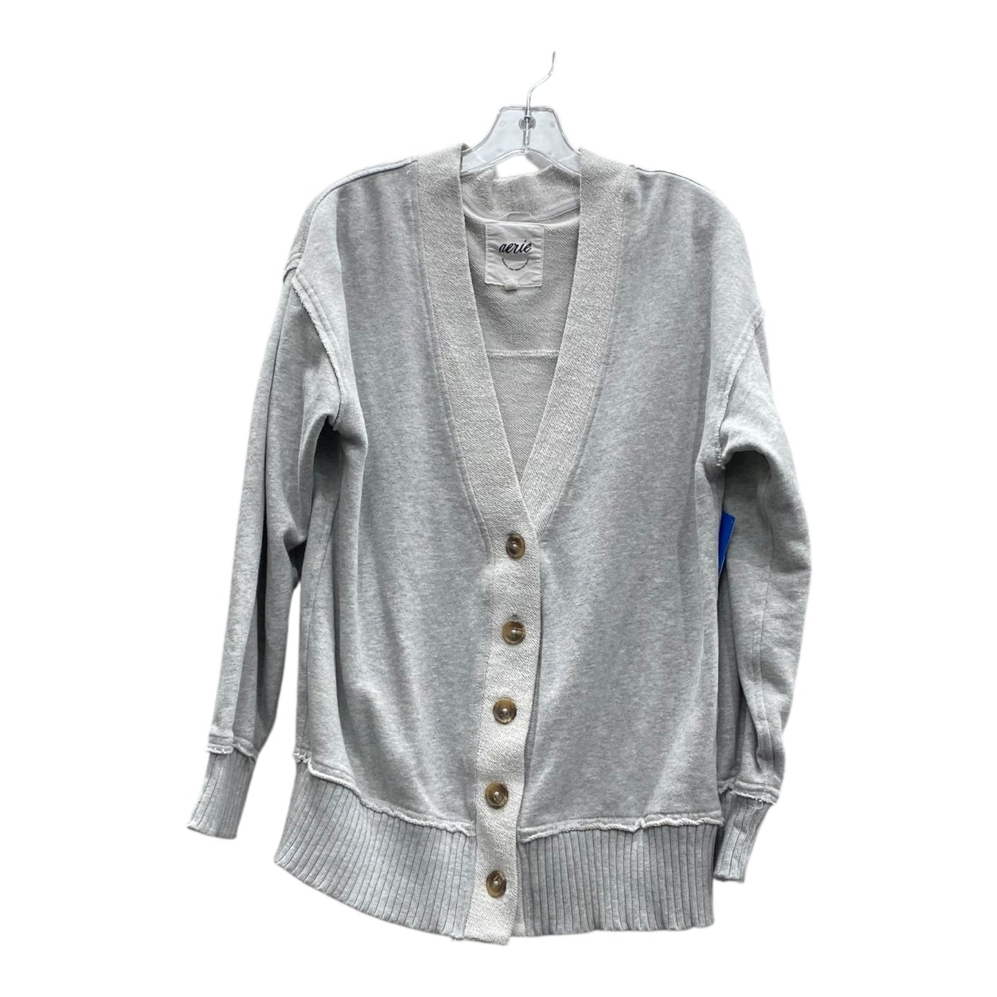Sweater Cardigan By Aerie In Grey, Size:Xs