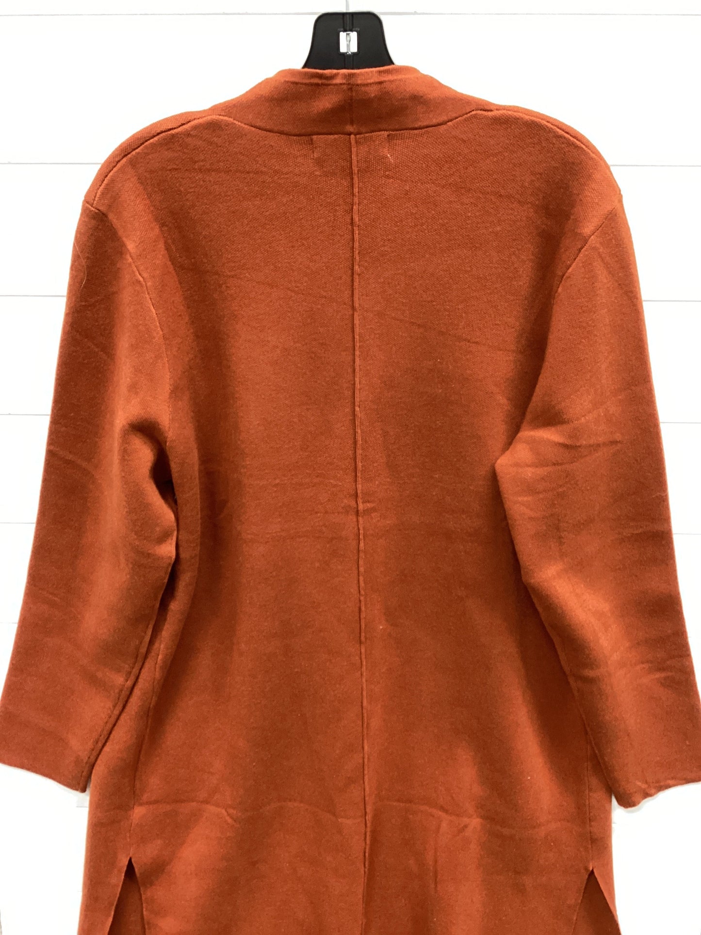 Sweater Cardigan By Clothes Mentor In Orange, Size:M