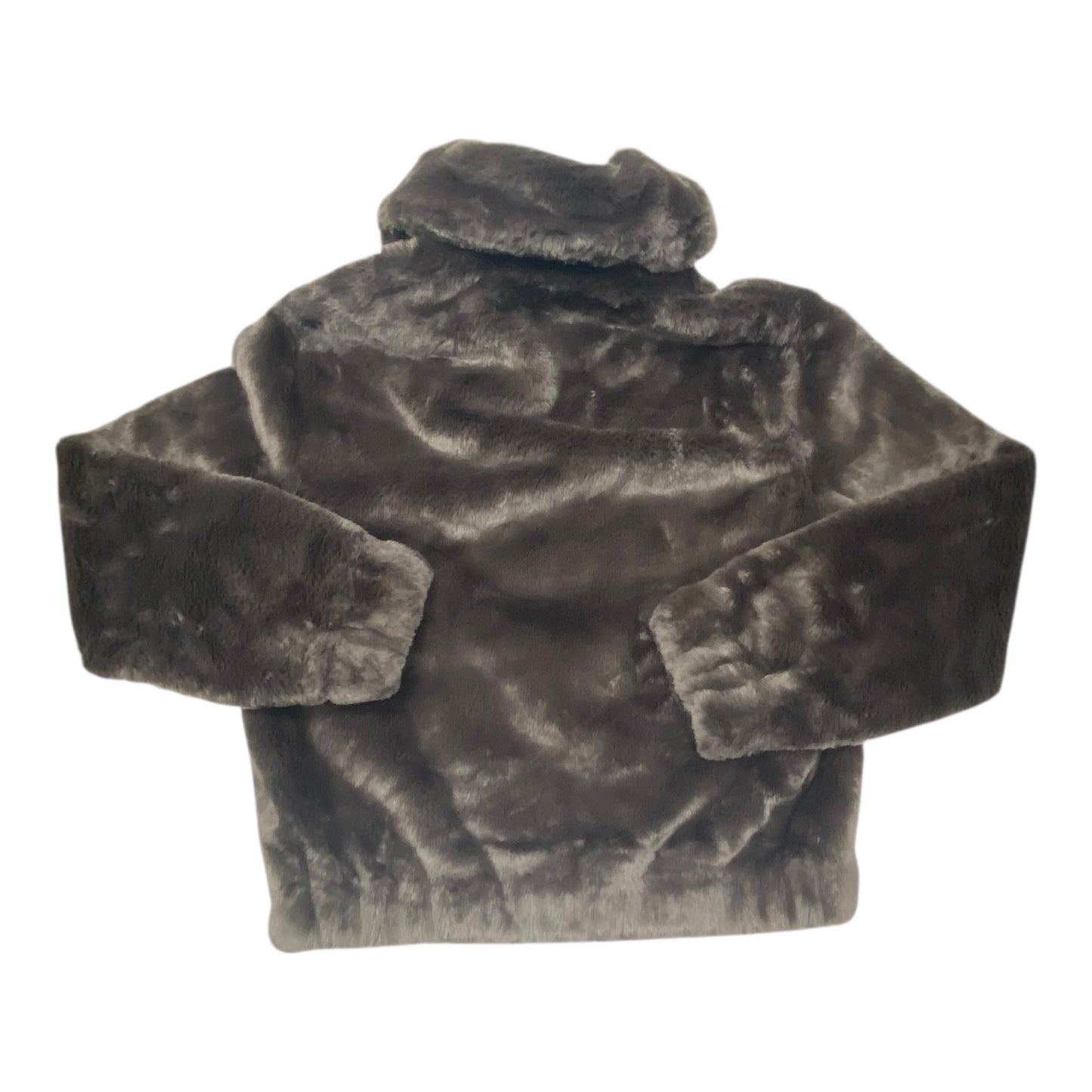 Coat Faux Fur & Sherpa By Banana Republic In Brown, Size:S