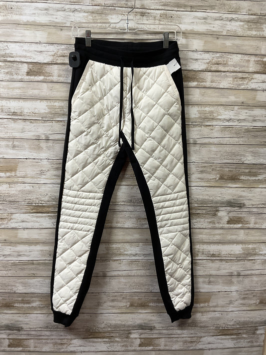 Athletic Pants By Alo In Black & White, Size:S