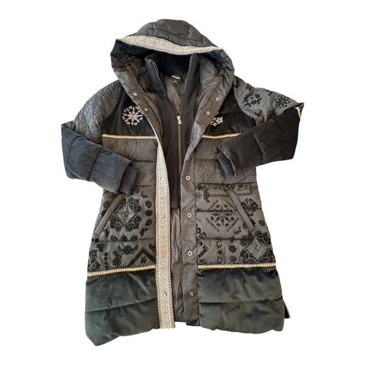 Coat Designer By Desigual In Multi, Size:8