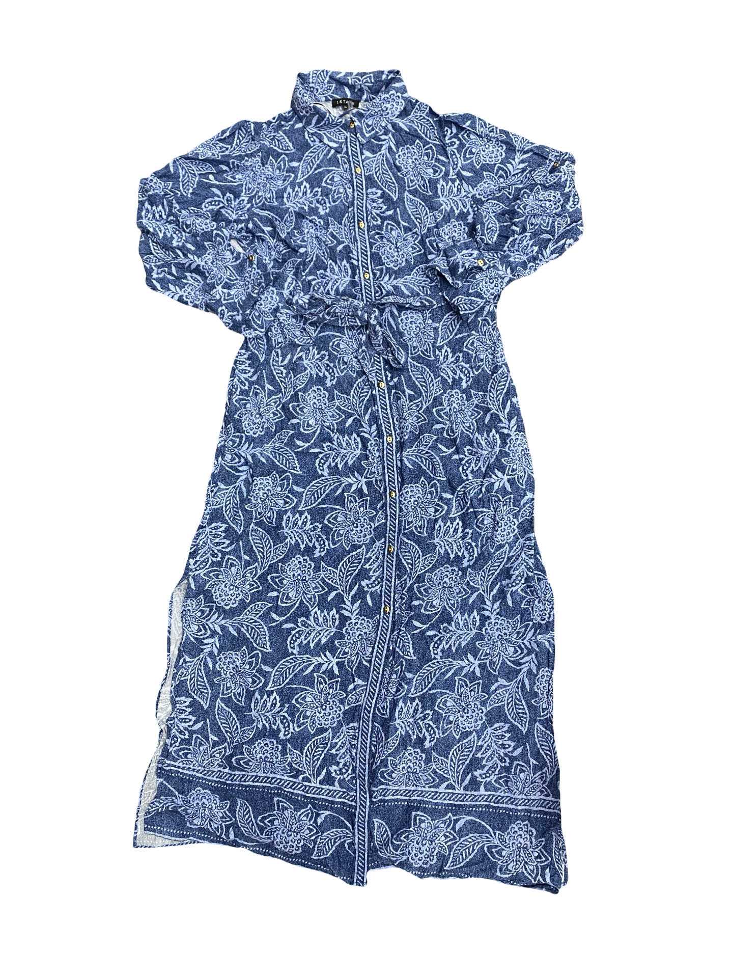 Dress Casual Maxi By 1.State In Blue, Size:M