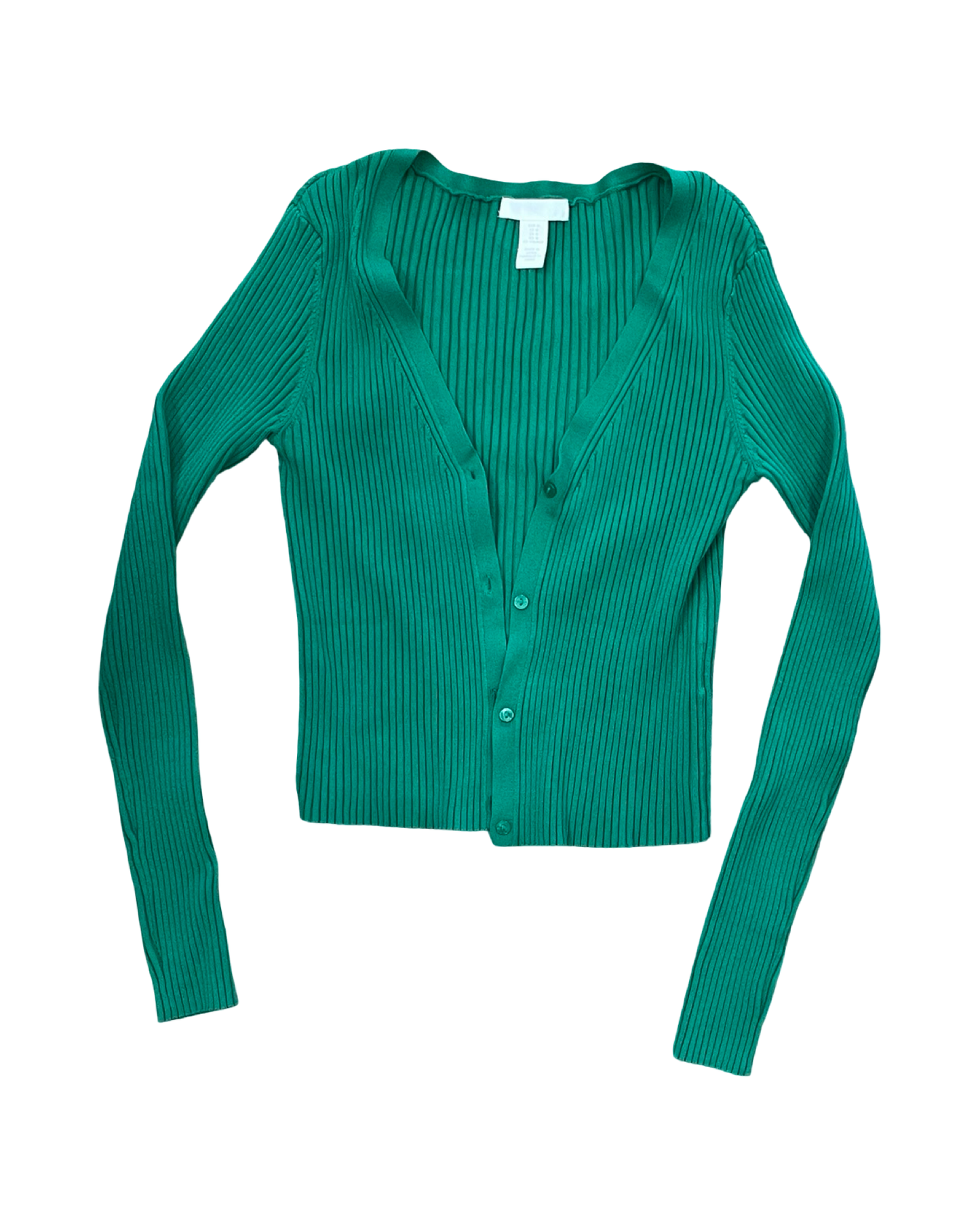 Cardigan By H&M In Green, Size:M