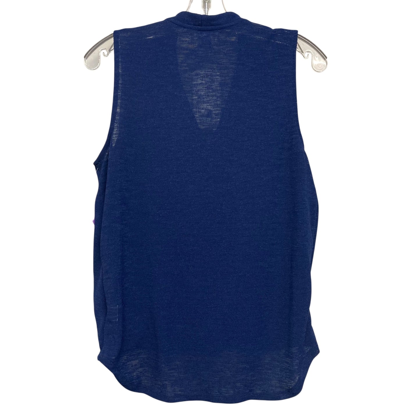 Top Sleeveless By Liz Claiborne In Blue, Size:M