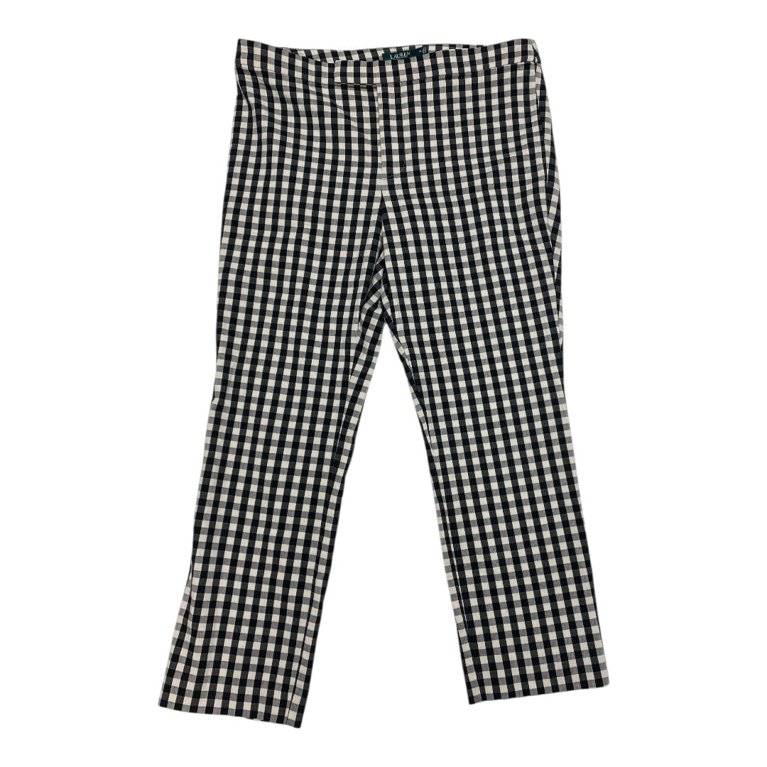 Pants Dress By Lauren By Ralph Lauren In Checkered Pattern, Size:12