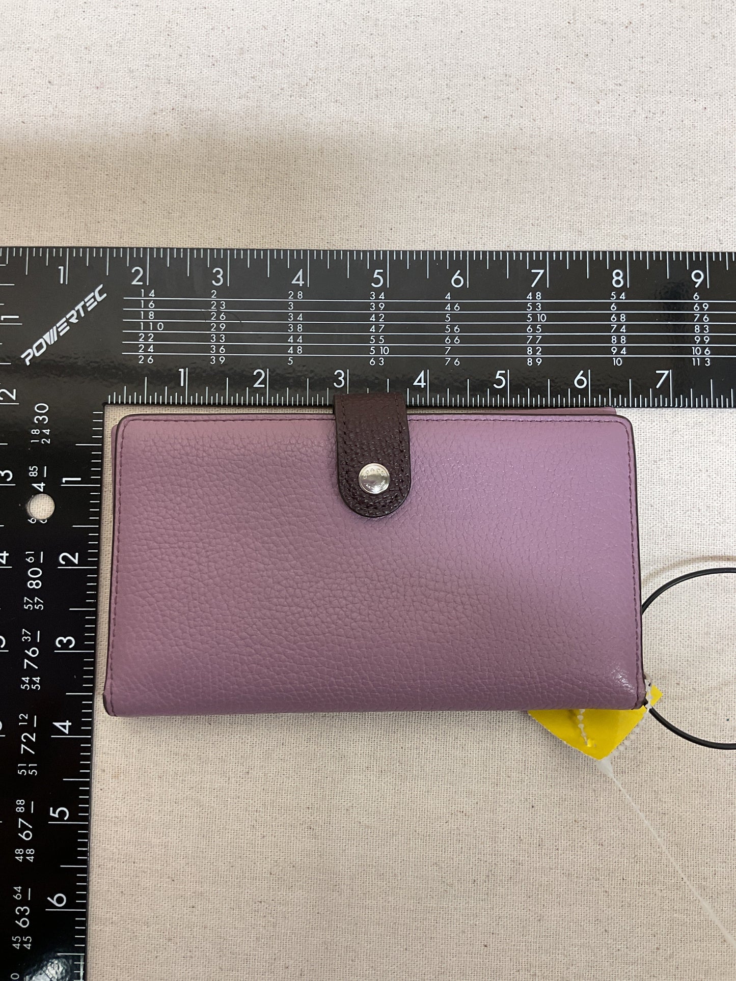 Wallet Designer By Coach In Purple, Size:Small