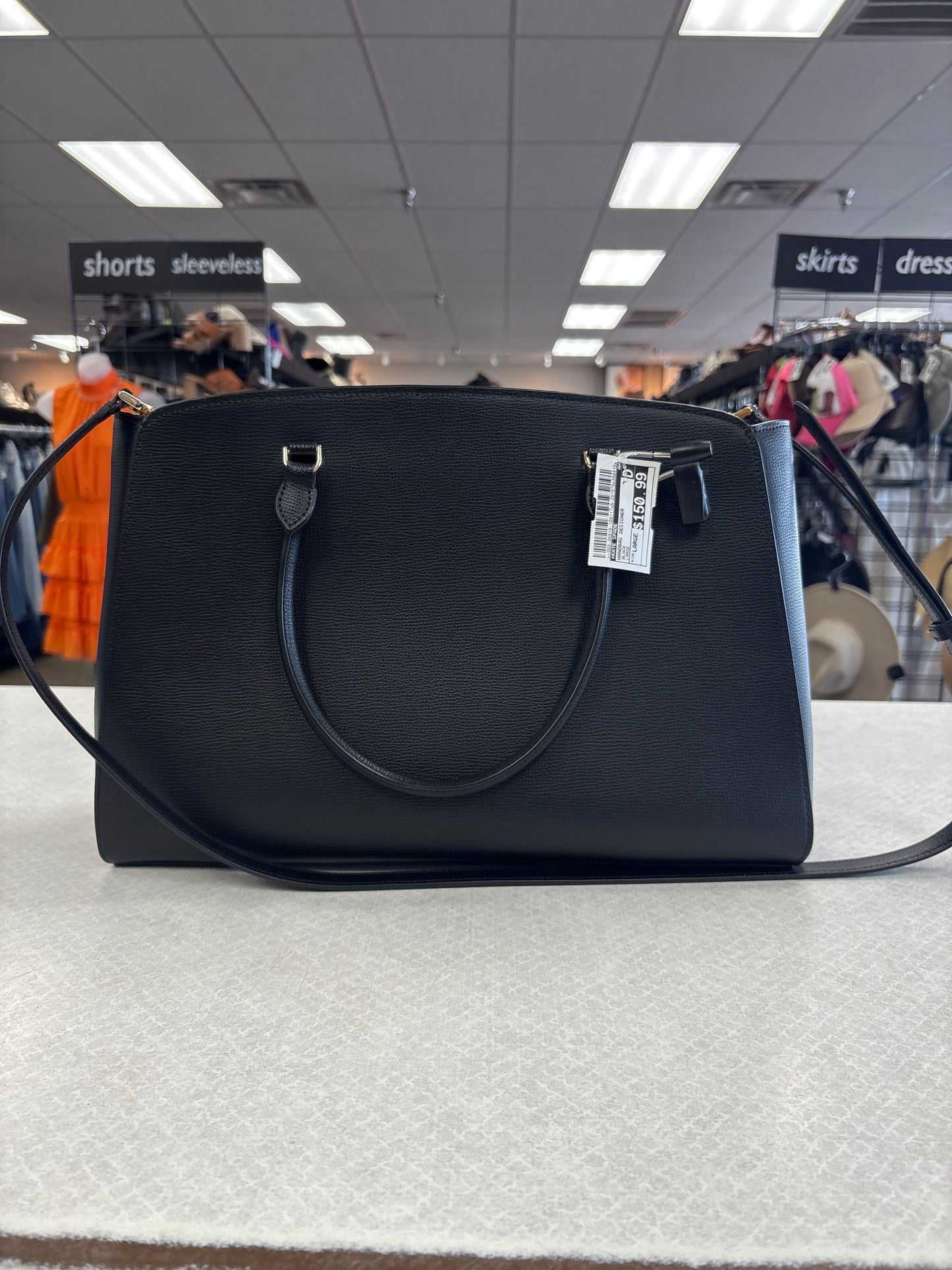 Handbag Designer By Kate Spade In Black, Size:Large