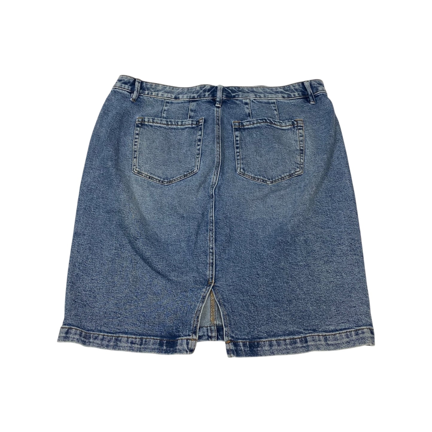 Skirt Mini & Short By Lane Bryant In Blue Denim, Size:Xl