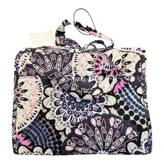Makeup Bag By Vera Bradley In Grey & Purple, Size:Large