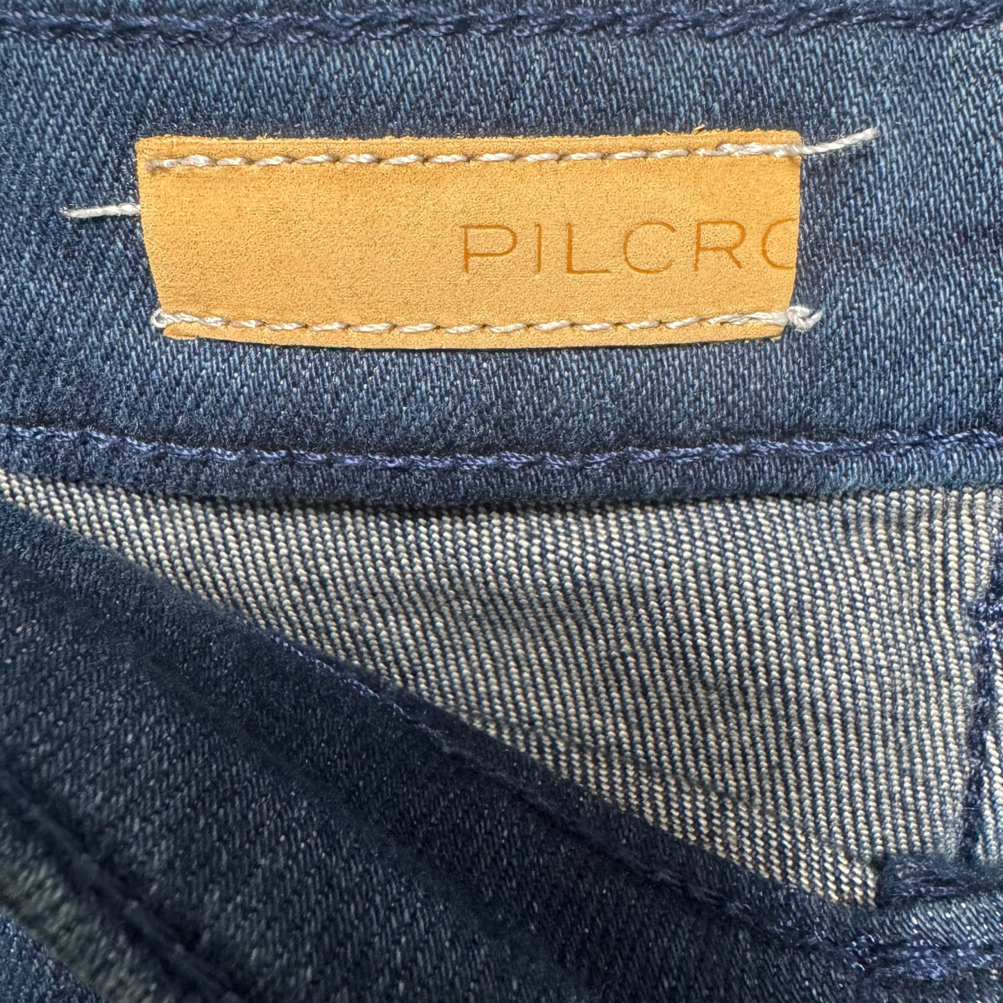 Jeans Flared By Pilcro In Blue Denim, Size: 12/31