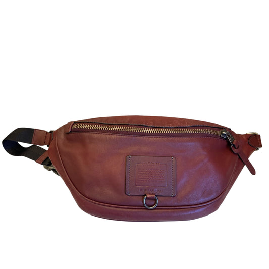 Belt Bag Designer By Coach In Red, Size:Large