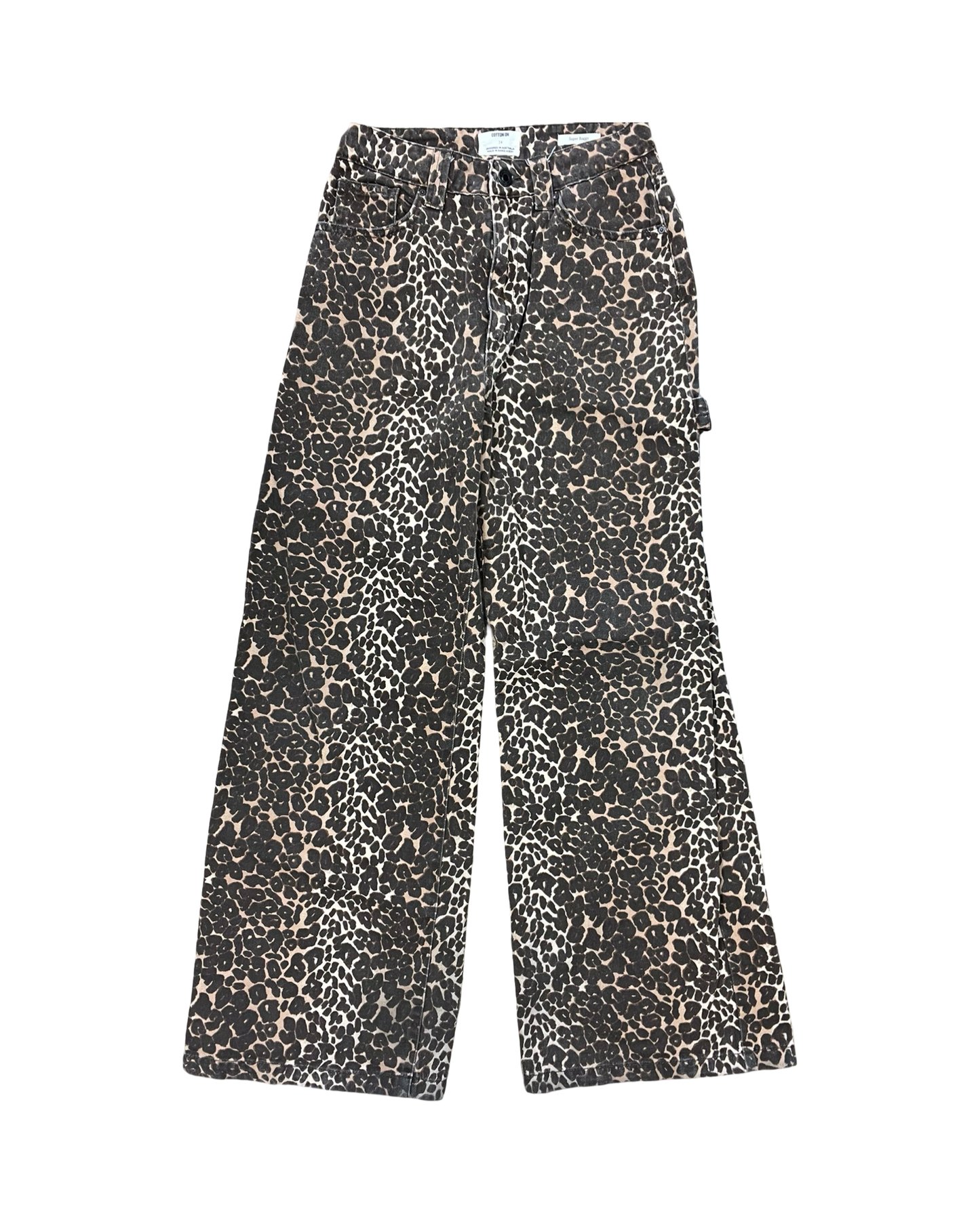 Jeans Wide Leg By Cotton On In Animal Print, Size:0