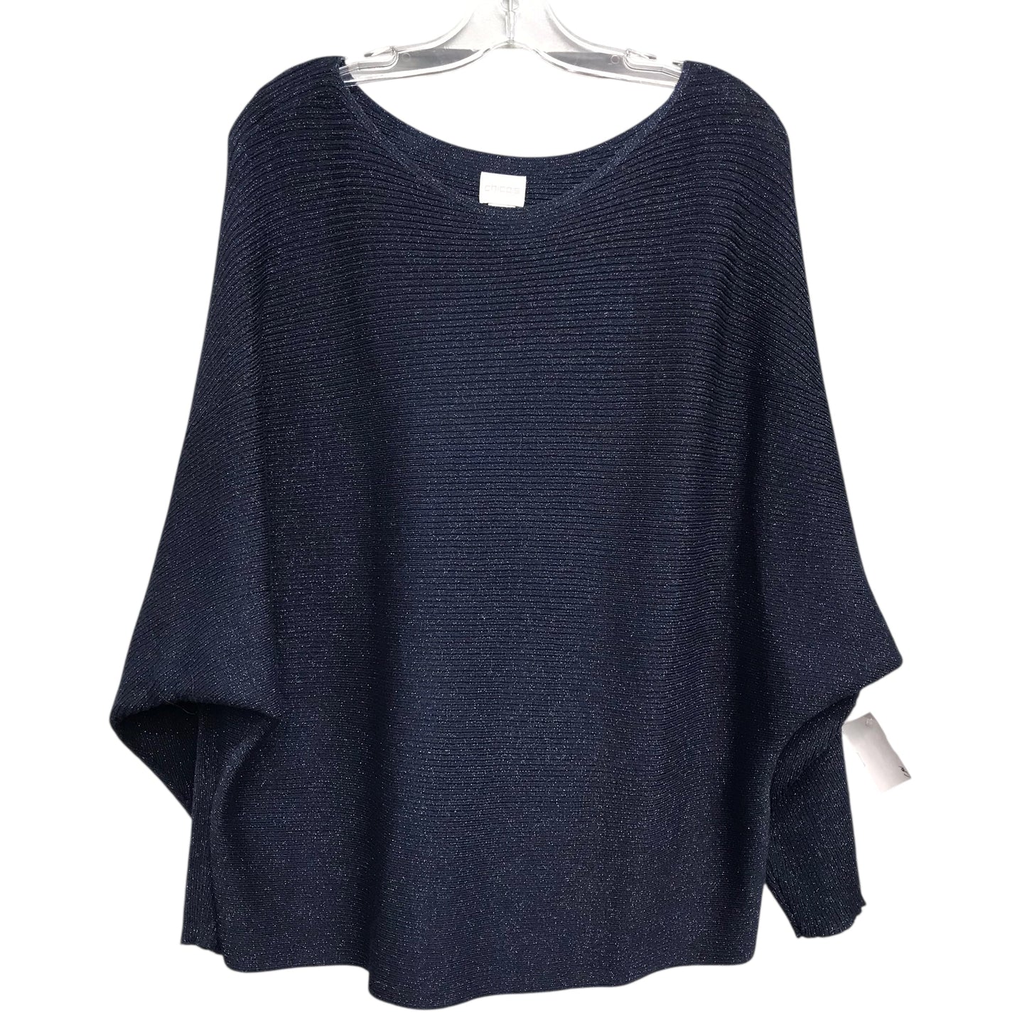 Top Ls By Chicos In Navy, Size:Xl