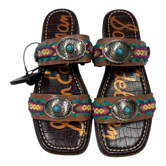 Sandals Flats By Sam Edelman In Multi, Size:8
