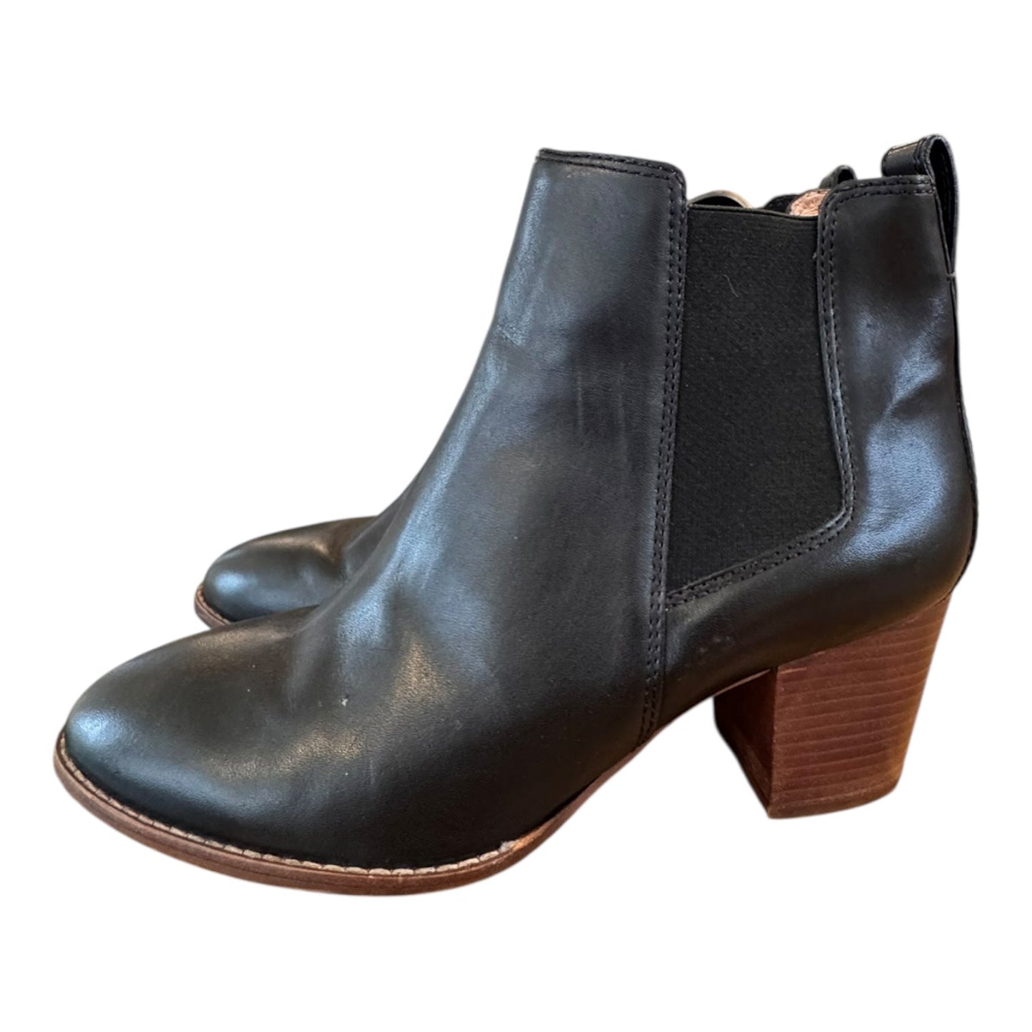 Boots Ankle Heels By Madewell In Black, Size:10