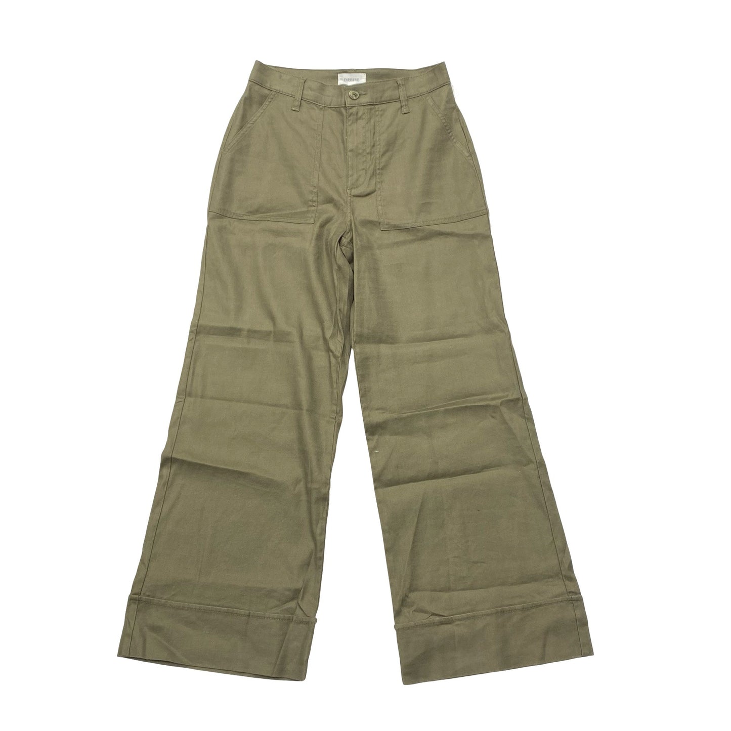 Pants Wide Leg By Evereve In Green, Size:4