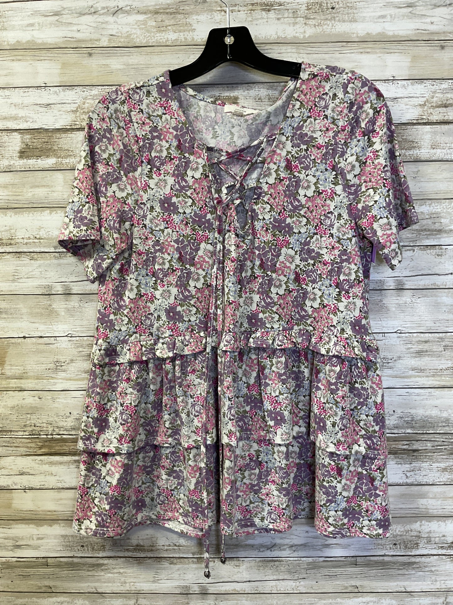 Top Ss By Entro In Floral Print, Size:M