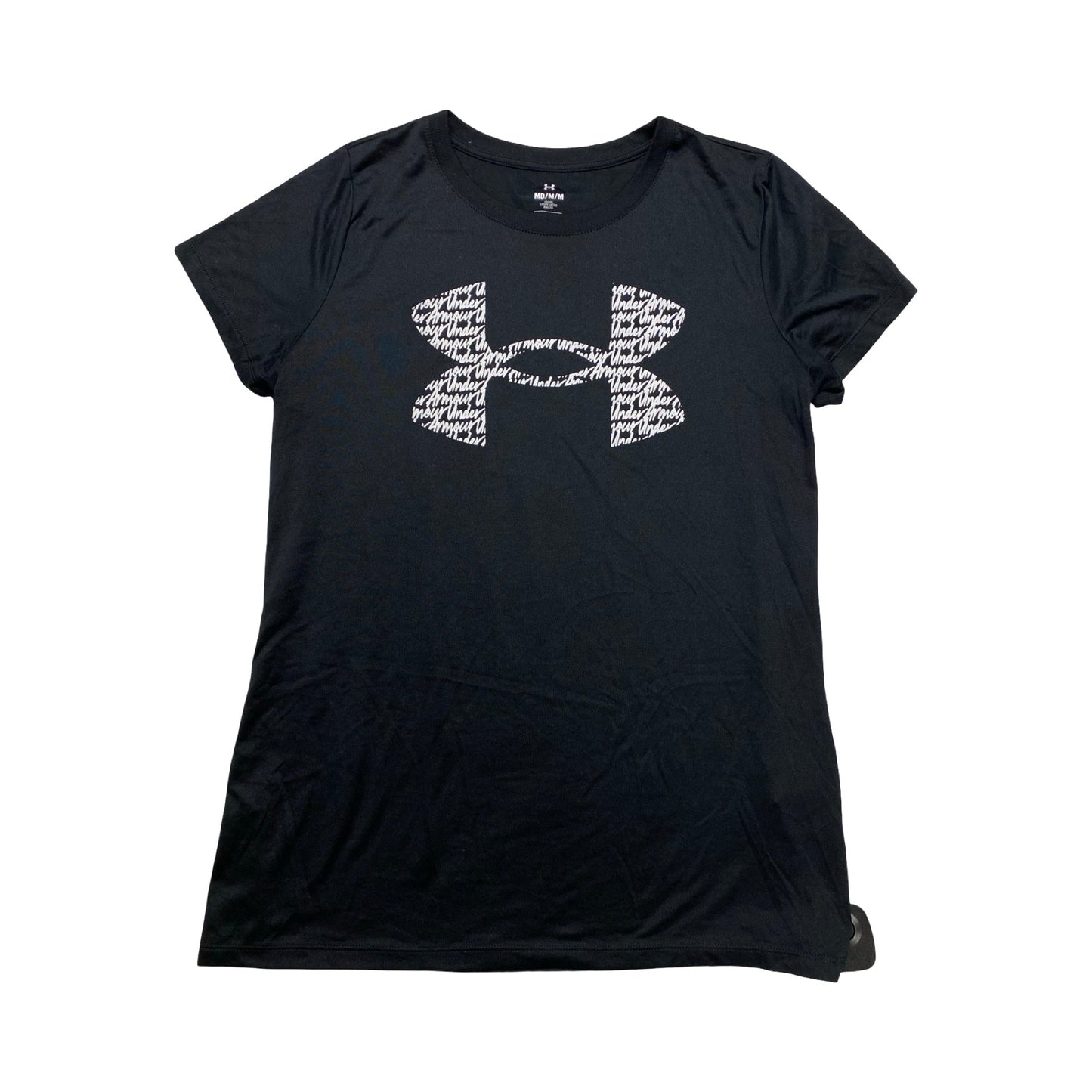 Athletic Top Ss By Under Armour In Black, Size:M
