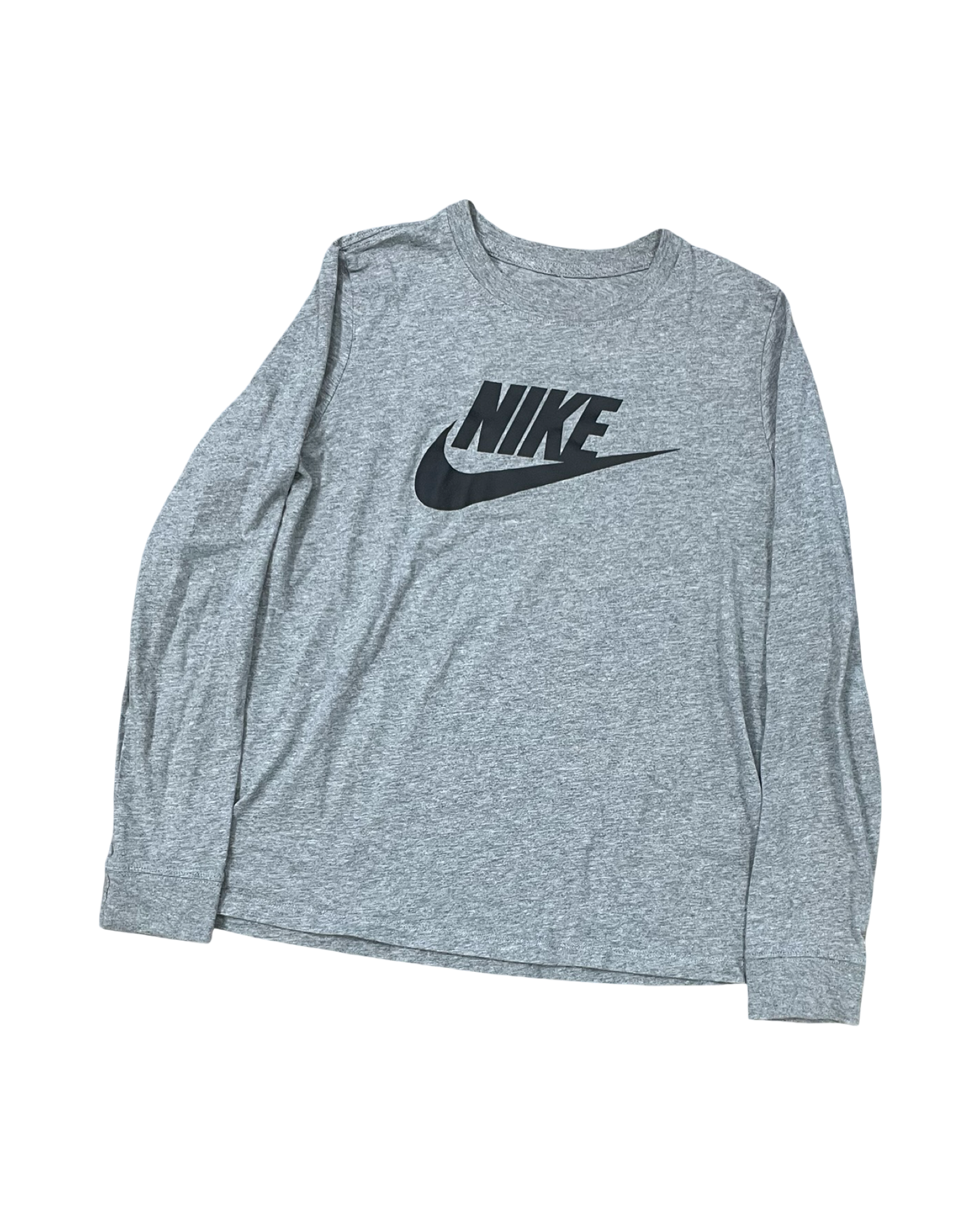Top Ls Basic By Nike In Grey, Size:M