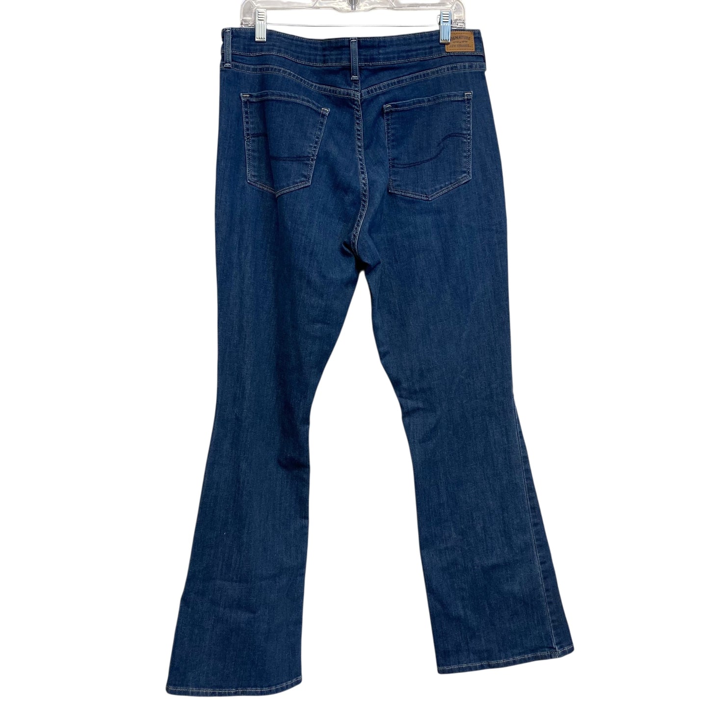 Jeans Boot Cut By Levis In Blue Denim, Size:16