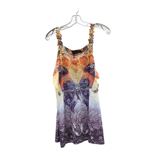 Top Sleeveless By Cme In Multi, Size:Xl