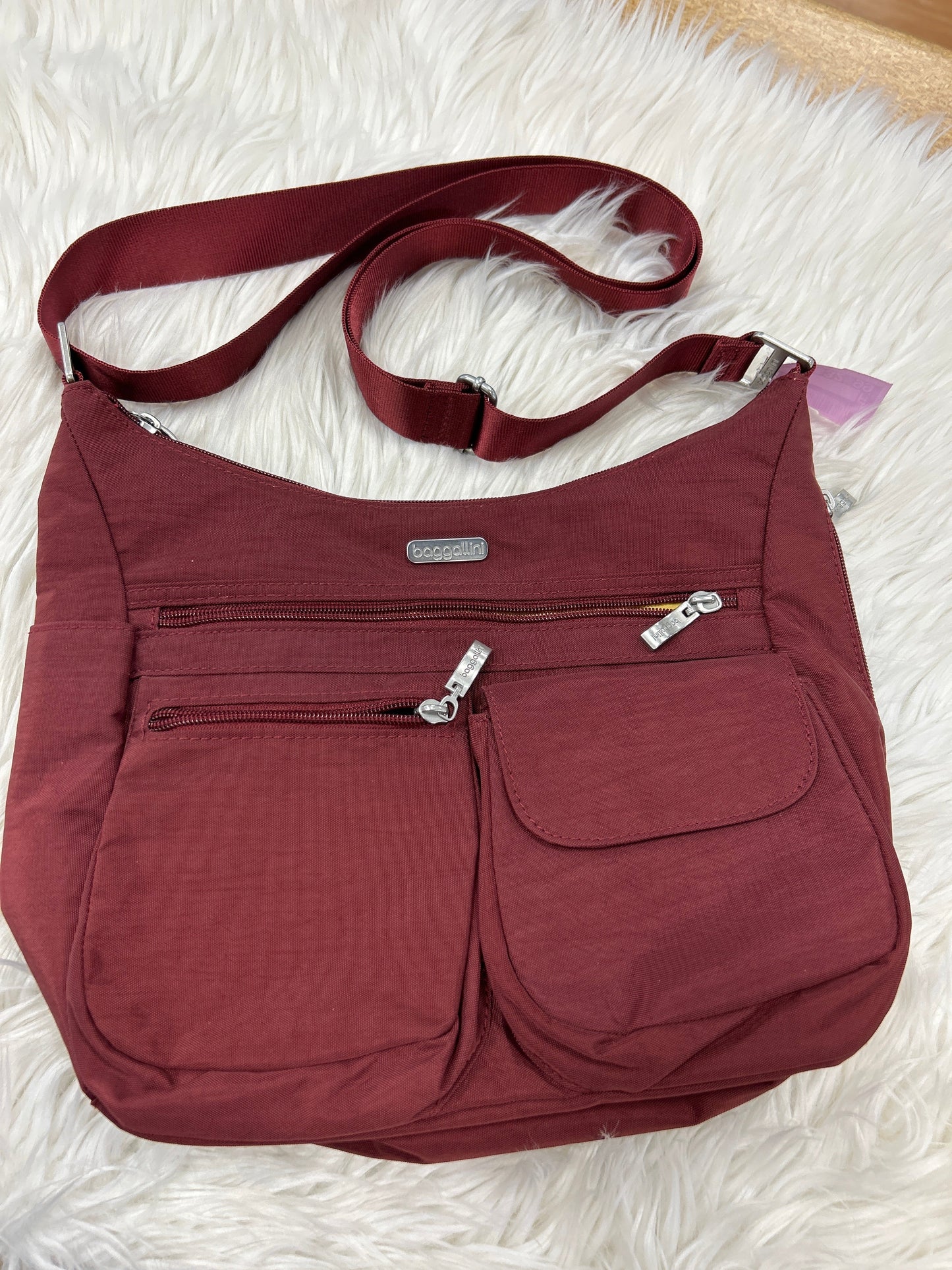 Handbag By Baggallini In Red, Size:Large
