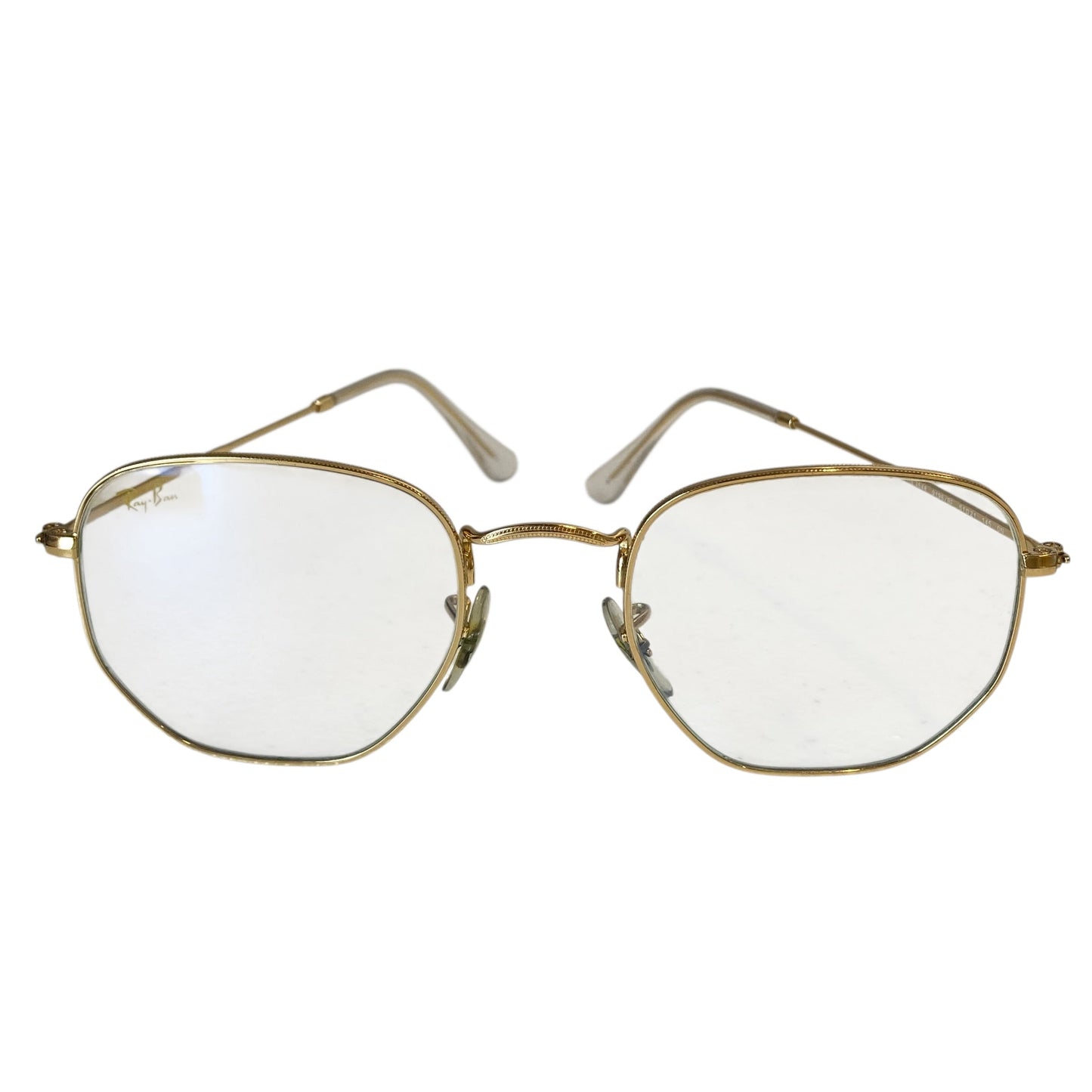 Sunglasses Designer By Ray Ban In Gold
