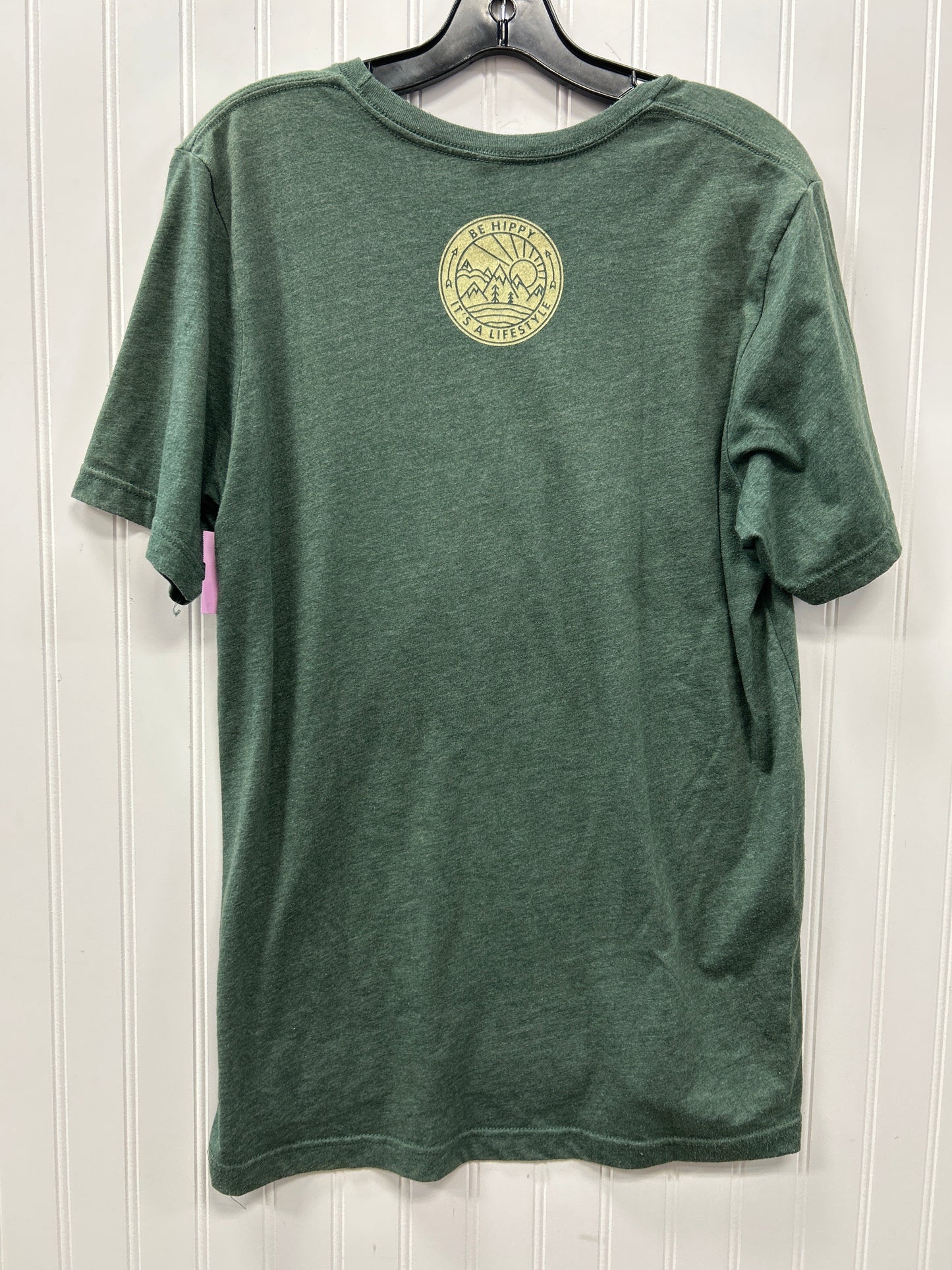 Top Ss By Bella + Canvas In Green, Size:L