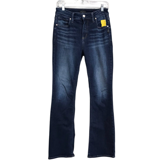 Jeans Boot Cut By Silver In Blue Denim, Size:6