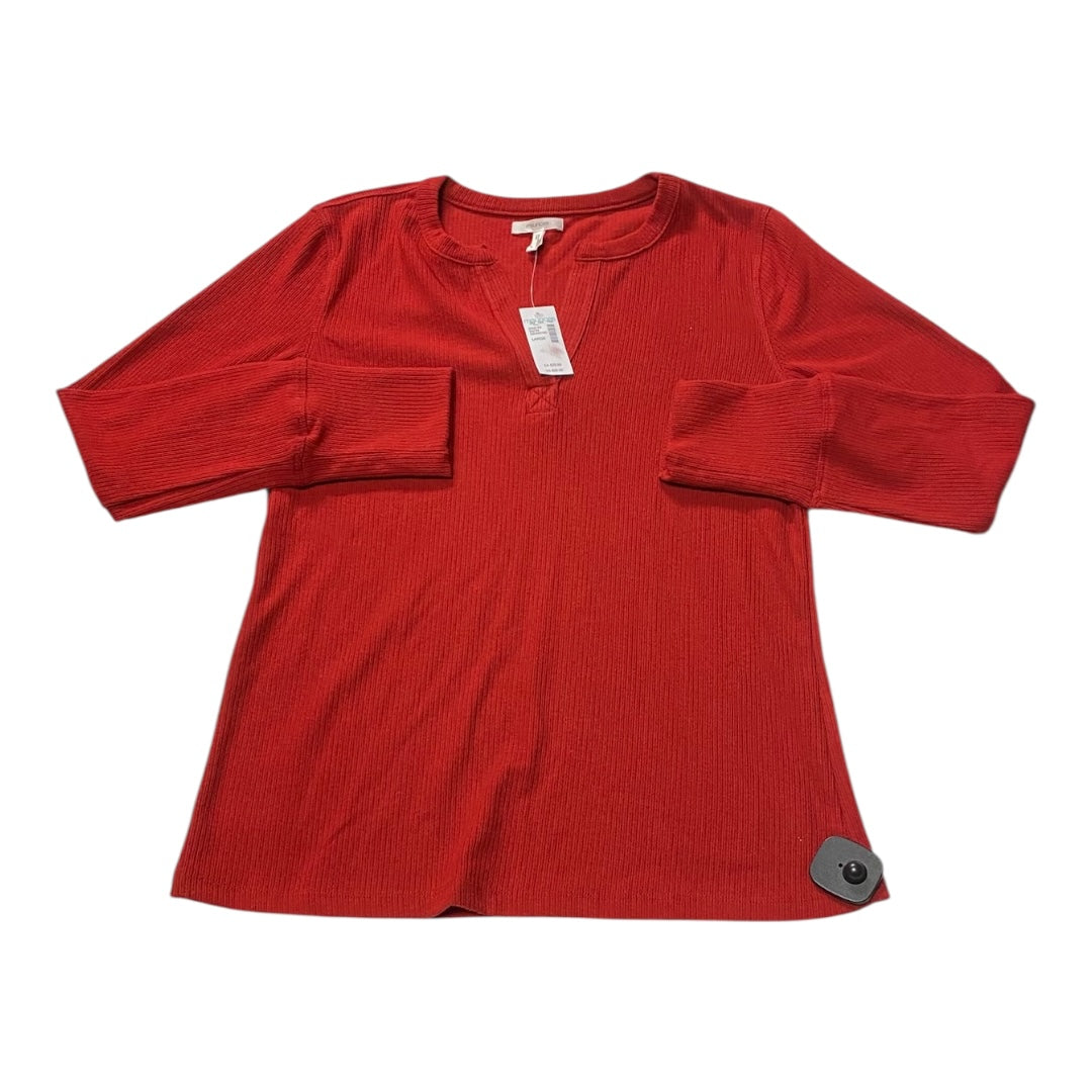 Top Ls By Maurices In Red, Size:L